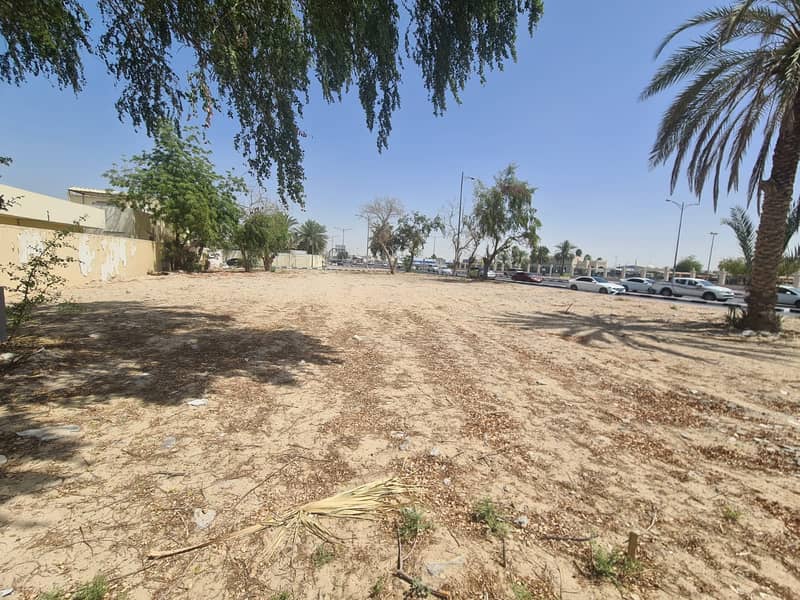 Excellent opportunity land for sale  corner excellent location on Waset main road beside mosque  al azra area sharjah