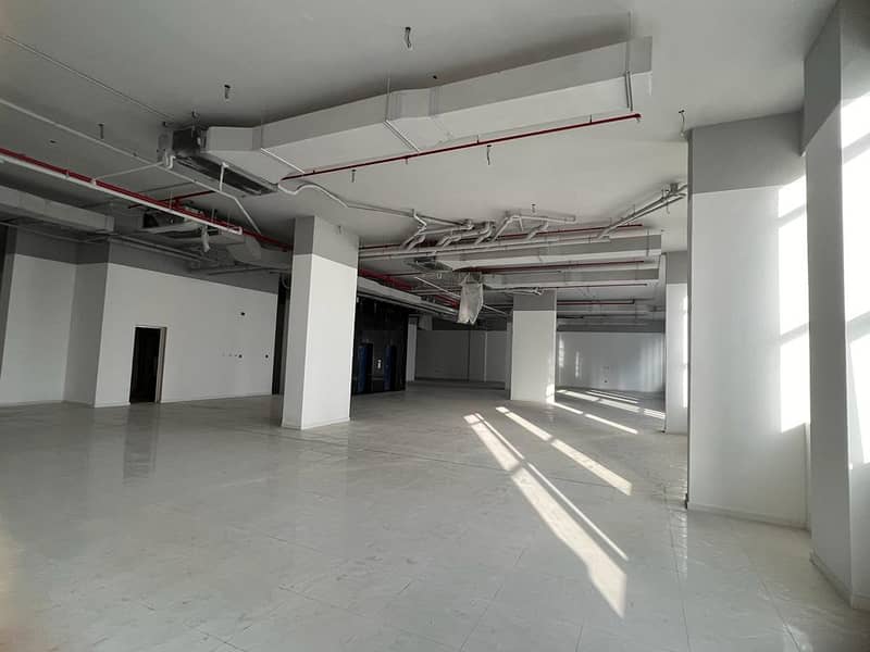 A commercial mall, a new building without commission from the owner, an area of ​​9000 meters, two floors, ready for any commercial activity