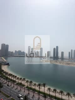 Flat for sale - large area - 3   rooms -  Al Khan - Sharjah - Khan lake view