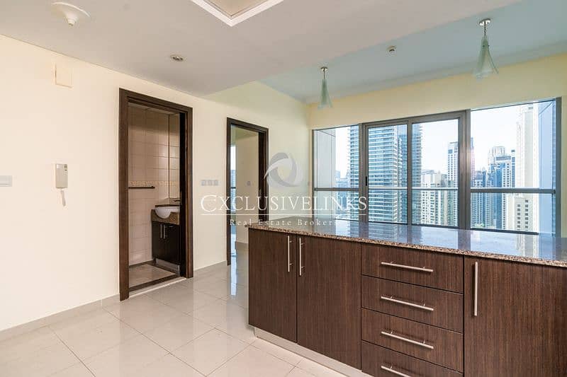 位于迪拜码头，湾区中心，湾区中心西 1 卧室的公寓 75000 AED - 5839774
