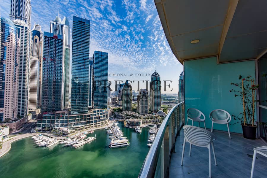 3 Beds | Sea and Marina View | High-Floor