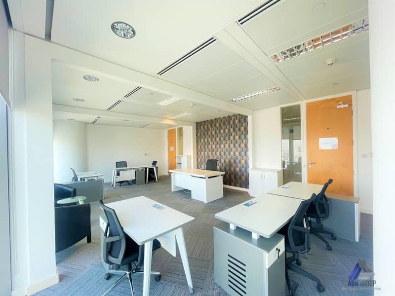 Spacious Furnished Office with All Amenities in BurJuman Business Tower