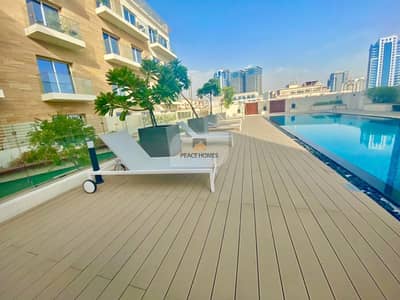 Studio for Rent in Jumeirah Village Circle (JVC), Dubai - SEMI-FURNISHED STD APT. || HUGE BALCONY || PAY IN 4 CHQS | | PRICE NEGOTIABLE