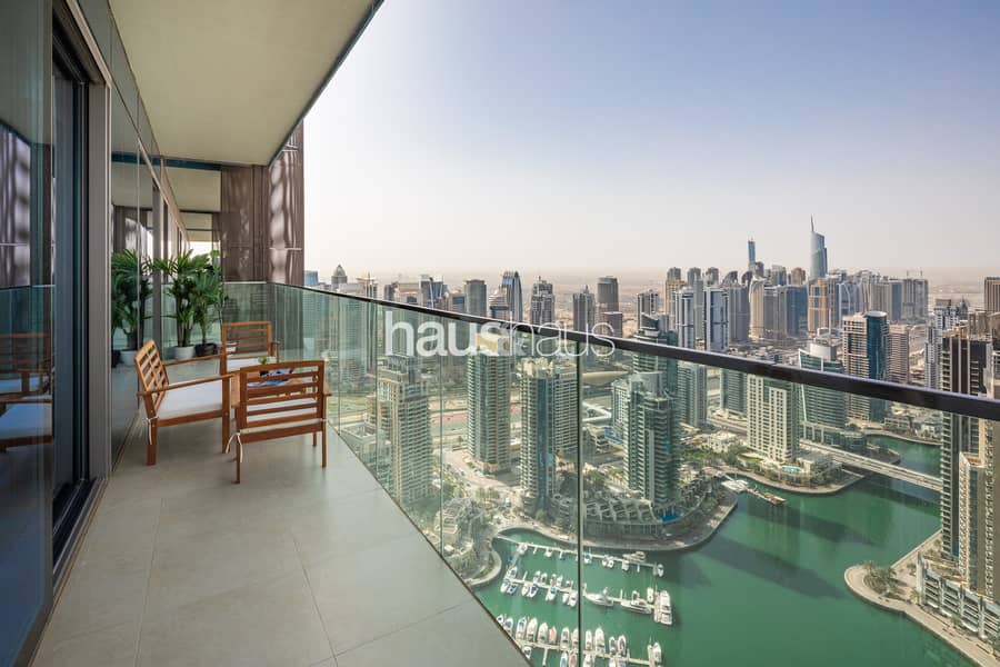 位于迪拜码头，滨海之门，滨海之门2号 3 卧室的公寓 35000 AED - 5843363