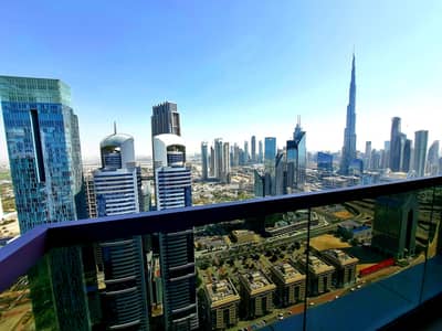 Burj Khalifa and Sea View ! Chiller Free ! 45 Days Free !  Brand New ! Shaikh Zayed Road ! 97k to 133k