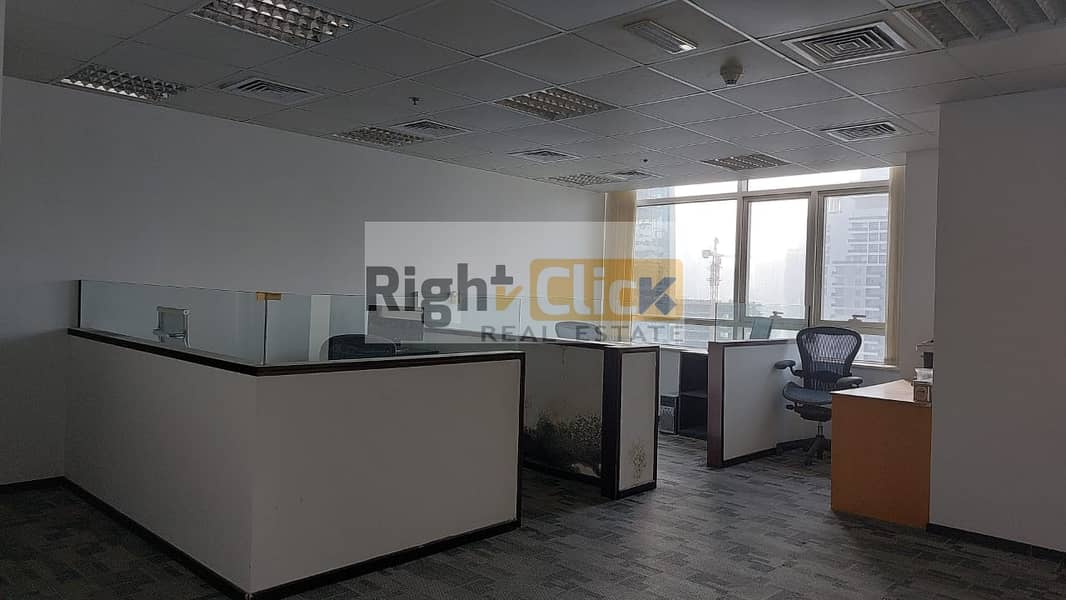 JBC 5 |Spacious Office | Higher Floor | Partition |  Lake View | Liwa   Heights |