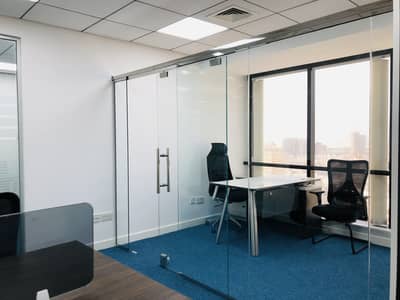 Office for Rent in Deira, Dubai - BOOK YOUR SLOT! EXCLUSIVE DEAL! Offering fully furnished MODERN Shared offices to match your rank