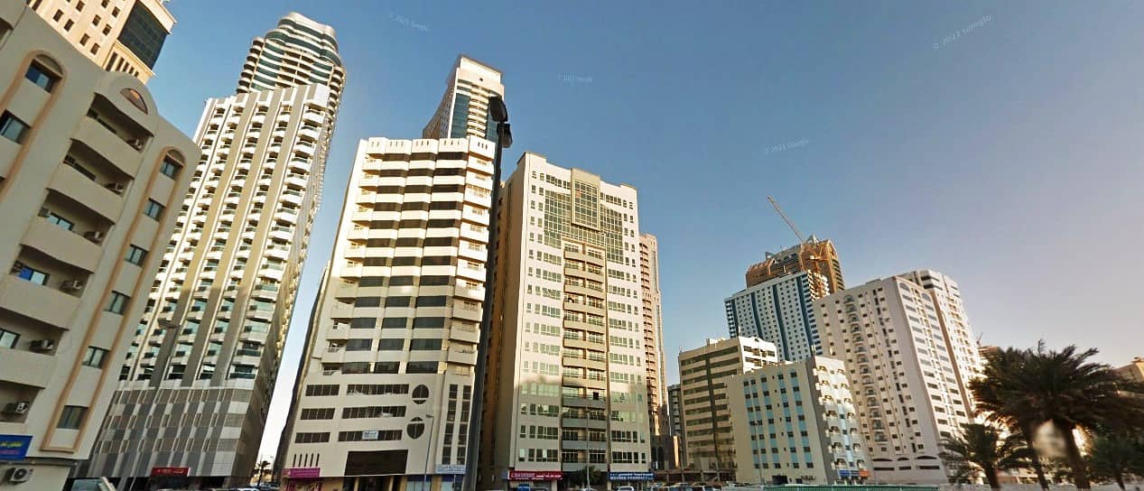 Tower for sale direct from the owner - 20 floor - with a high income - Al Majaz area - Sharjah