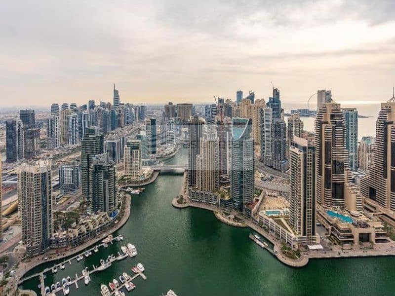位于迪拜码头，滨海之门，滨海之门1号 4 卧室的顶楼公寓 11870000 AED - 5851119