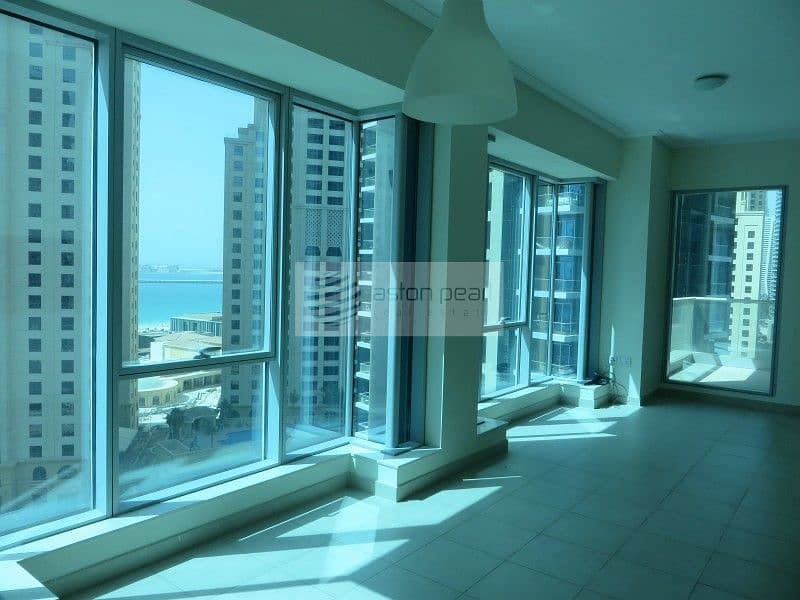 Partial Sea and JBR Views|Best Layout 1BR|Must See
