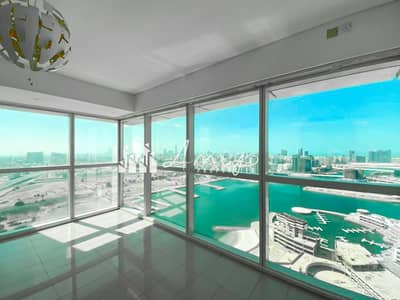 5 Bedroom Apartment for Sale in Al Reem Island, Abu Dhabi - Duplex 5 BR | Full Sea View | Maid\'s room