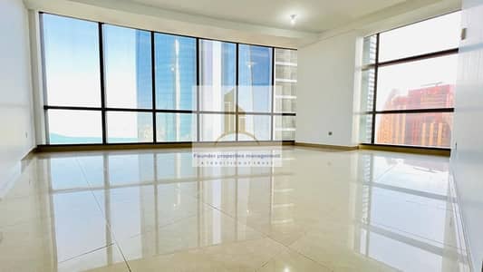 1 Bedroom Flat for Rent in Corniche Road, Abu Dhabi - No Commission ,Styled Lavishly 1 bedroom with Seaview & Parking & Amenities
