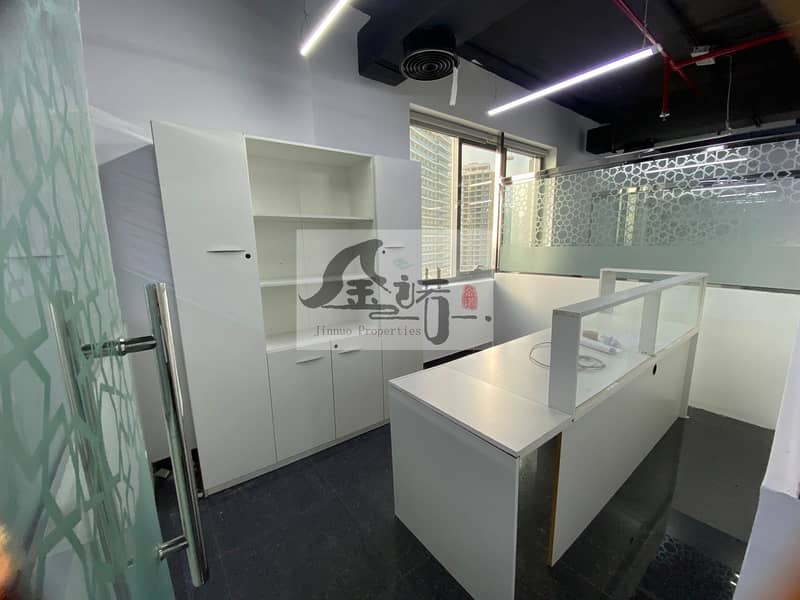 HOT OFFER  FULLY FITTED + PARTATION OFFICE