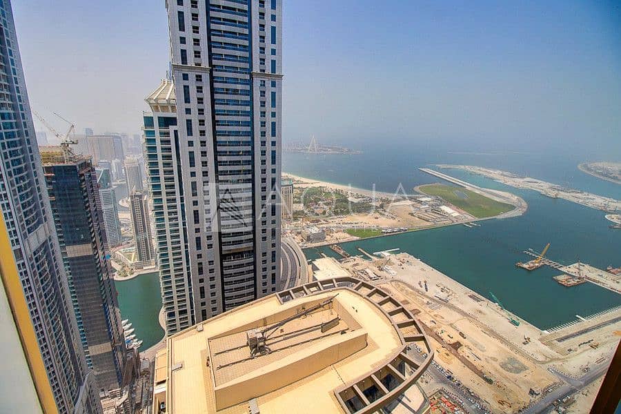 位于迪拜码头，精英公寓 4 卧室的顶楼公寓 4000000 AED - 5861081