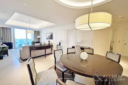 3 Bedroom Flat for Rent in Downtown Dubai, Dubai - Vacant | Burj Khalifa View | Maids Room