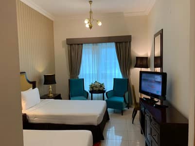 2 Bedroom Flat for Rent in Deira, Dubai - TWIN BED ROOM