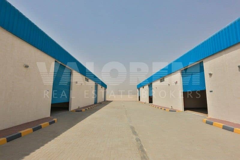 New Warehouses for rent in Al-Sajah Ind. Area Sharjah