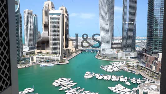 5 Bedroom Penthouse for Sale in Dubai Marina, Dubai - Fully Upgraded Penthouse | Marina & Sea View |  High Floor
