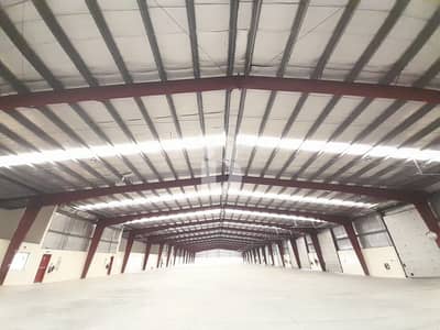 Warehouse for Rent in Dubai Investment Park (DIP), Dubai - Spick & Span 50000 Sqft Warehouse in DIP