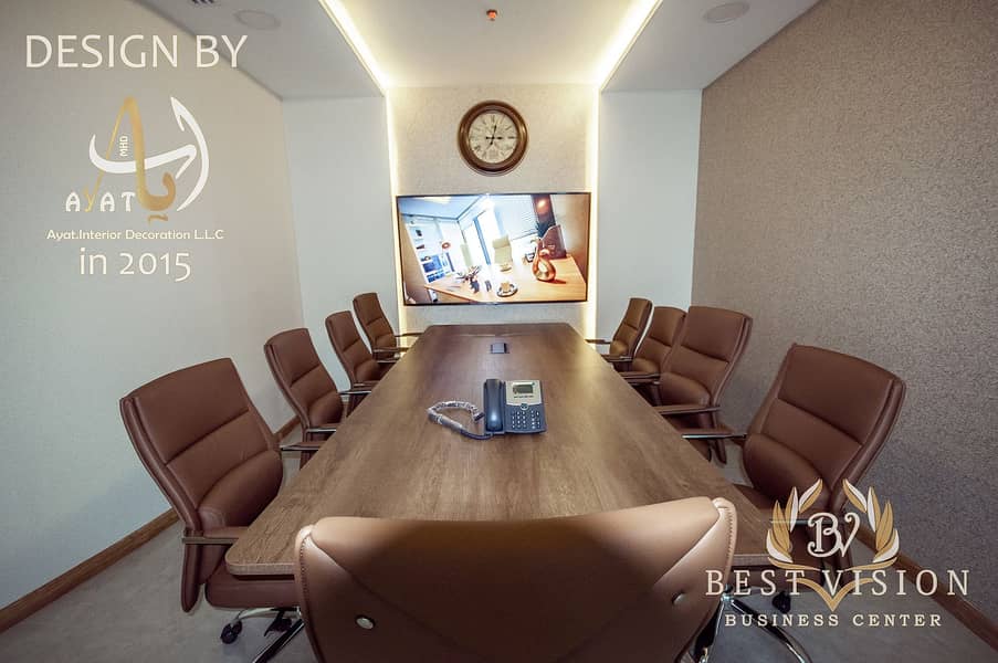 Flexible payment Terms |VIP Offices | Well Equipped Offices Meeting Rooms | Free Parking