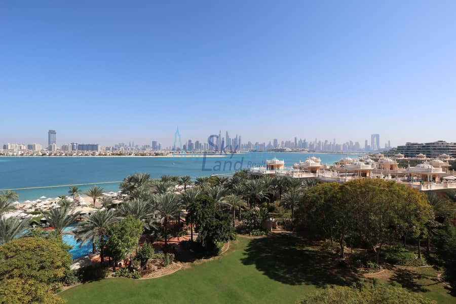 Full Sea and Palm view 3BR for sale in Kempinski Palm Residence