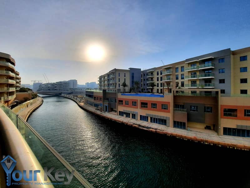 Canal View and Spacious 2 BR & Maid Ready-to-move.