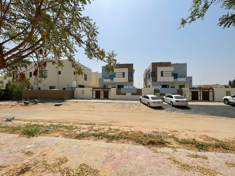 For sale villa in Al Rawda 2, Ajman, personal finishing, freehold, all nationalities, 5000 feet, construction area 4000 feet,