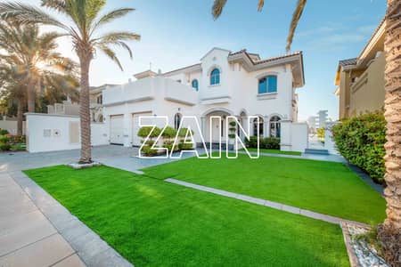 5 Bedroom Villa for Rent in Palm Jumeirah, Dubai - Fully Furnished || 5Beds  Villa  ||  On Beach || Palm Jumeirah