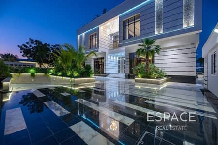 6 Bedroom Villa for Sale in Emirates Hills, Dubai - 32,000 Sq Ft Custom Villa | Lake Views