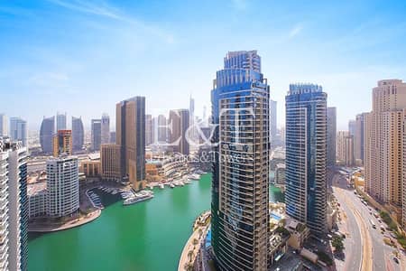 4 Bedroom Apartment for Sale in Jumeirah Beach Residence (JBR), Dubai - Fully Upgraded | Duplex | Marina View | High Floor