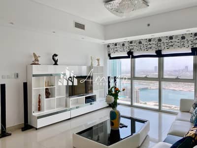 فلیٹ 1 غرفة نوم للايجار في جزيرة الريم، أبوظبي - اطلالات رائعه | شقه أنيقه مفروشة بالكامل | 1 غرفة نوم
