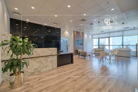 Office for Rent in The Greens, Dubai - Fitted and partitioned office in Onyx Tower 2