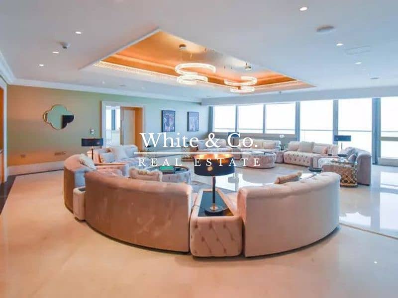 位于迪拜码头，海洋塔楼 5 卧室的顶楼公寓 1500000 AED - 5876780