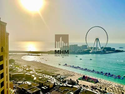 Fully Furnished 2BR|Sea and Ain Dubai View | High Floor