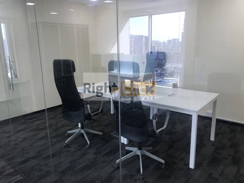 Spacious |  unfurnished | partitioned | Rented |  51 Tower | Business Bay