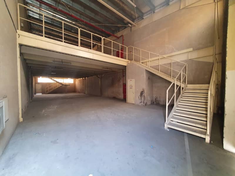 **DEAL**LARGE WAREHOUSE WITH MEZANNINE-PRIME LOCATION IN QUSAIS NEAR DUBAI RESIDENTIAL OASIS