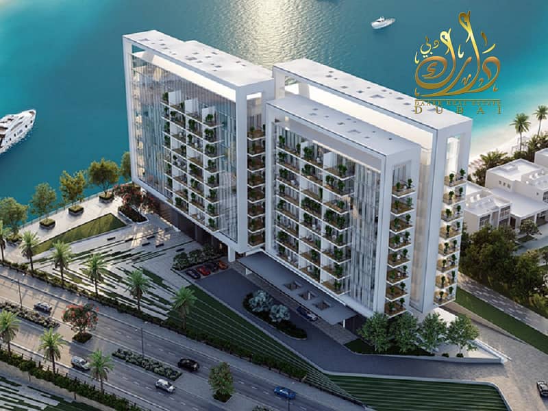 Apartment in Ras Al Khaimah, directly on the sea, with installments over 7 years