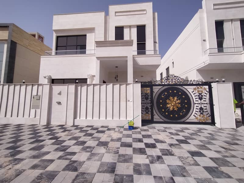 For sale, one of the most luxurious villas in Ajman with a super deluxe personal building