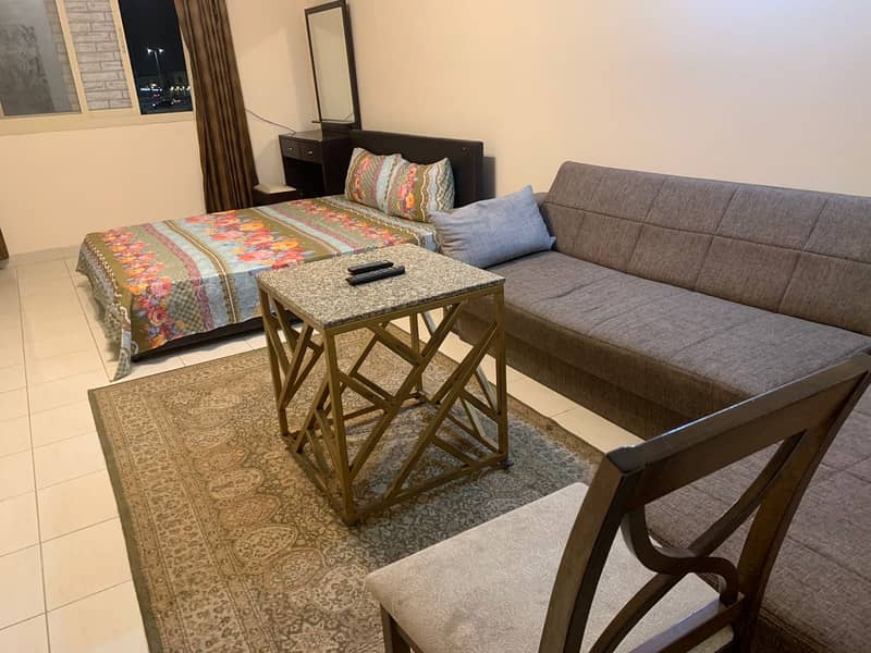 Fully Furnished Studio Available in Khalifa City A | 2900/Month