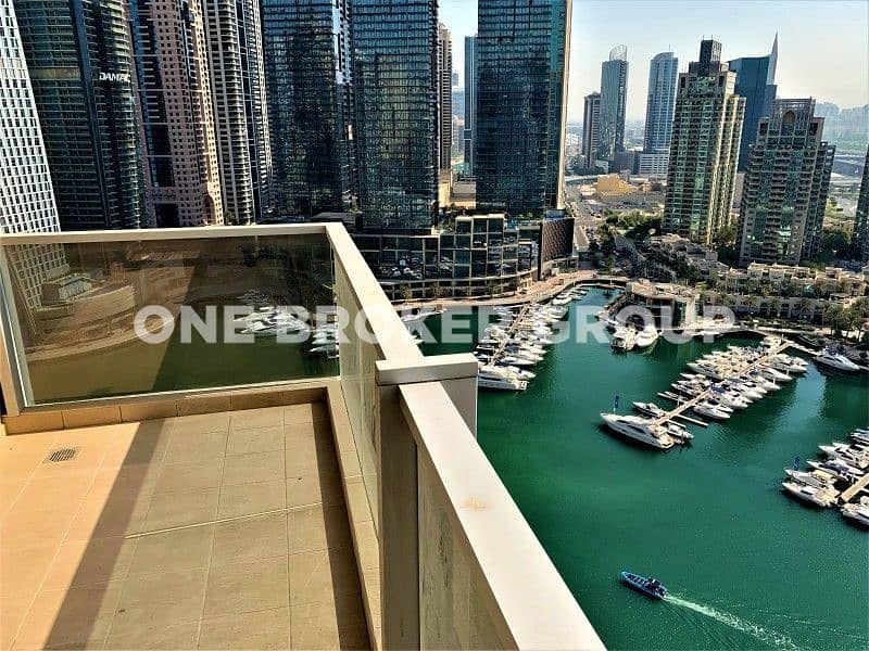 3 BR | Spacious | High Floor | Marina Yacht View