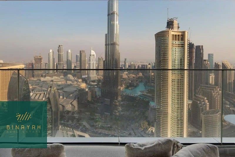 Burj Khalifa View | High floor unit | Ready to Move in