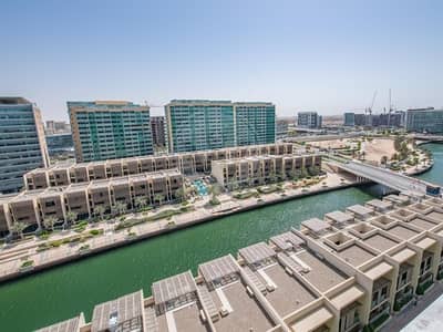 1 Bedroom Apartment for Rent in Al Raha Beach, Abu Dhabi - Best canal view price on island | High floor