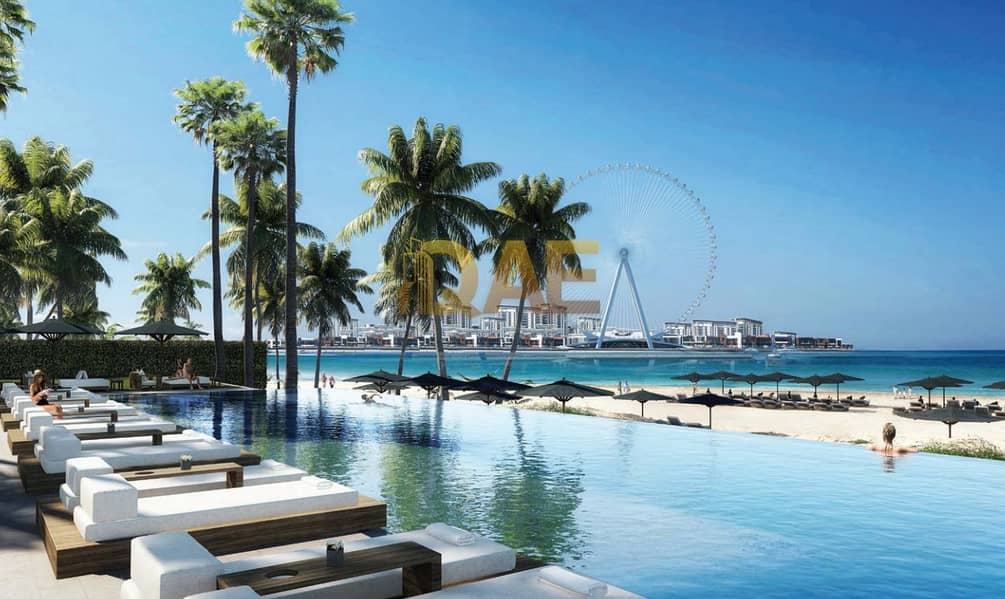 位于朱美拉海滩住宅（JBR），生活公寓 2 卧室的公寓 2200000 AED - 5794468