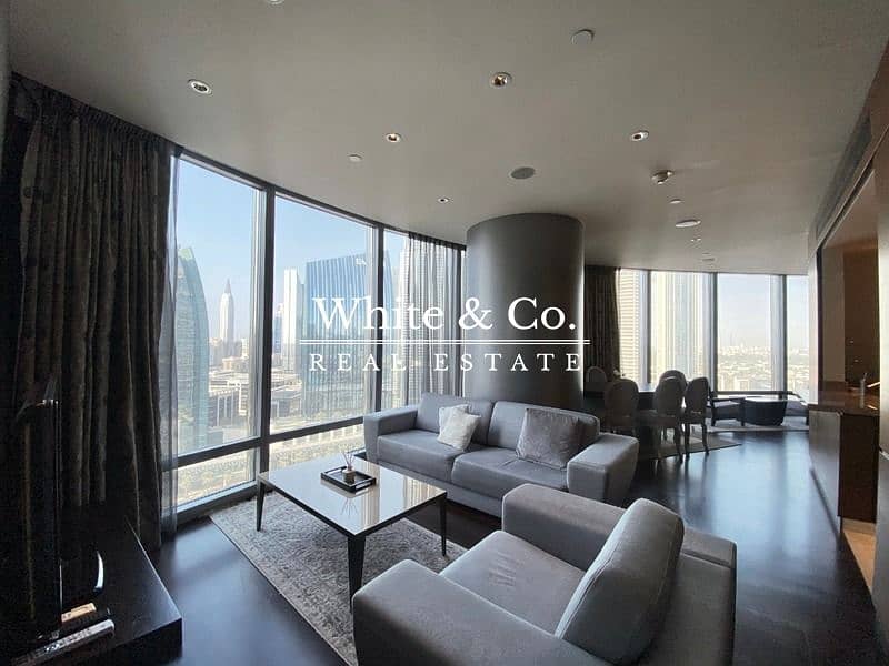 位于迪拜市中心，哈利法塔 2 卧室的公寓 220000 AED - 5885721