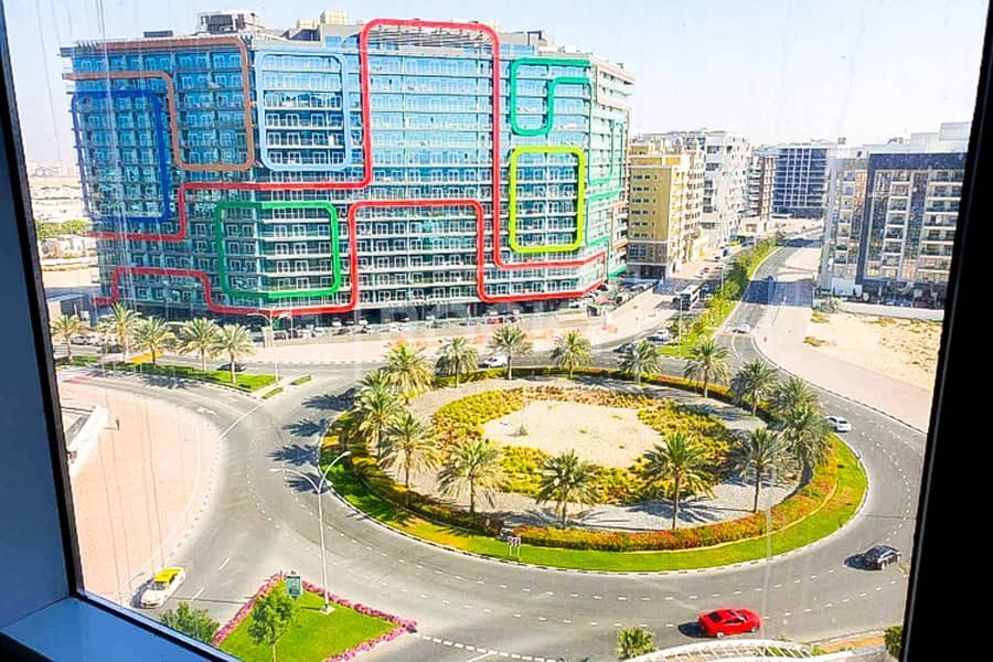 位于迪拜硅绿洲，IT广场 的写字楼 45000 AED - 5854952