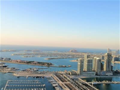 2 Bedroom Flat for Rent in Dubai Marina, Dubai - FULL SEA , PALM JUMEIRAH AND DUBAI EYE VIEW 2BR FENDI