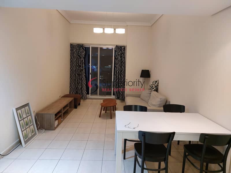 FULLY FURNISHED ONE BEDROOM WITH BALCONY IN LAKE TERRACE  JLT
