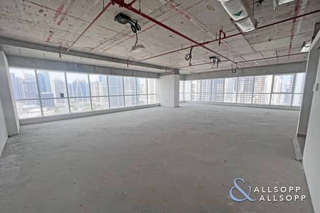 Office for Sale in Jumeirah Lake Towers (JLT), Dubai - Corner Office | Shell and Core | Lake Views
