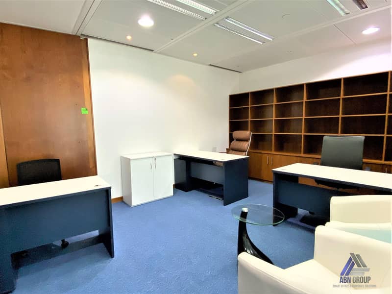 Smart Serviced Furnish Office Suitable for 4 Staffs/ Linked with Metro
