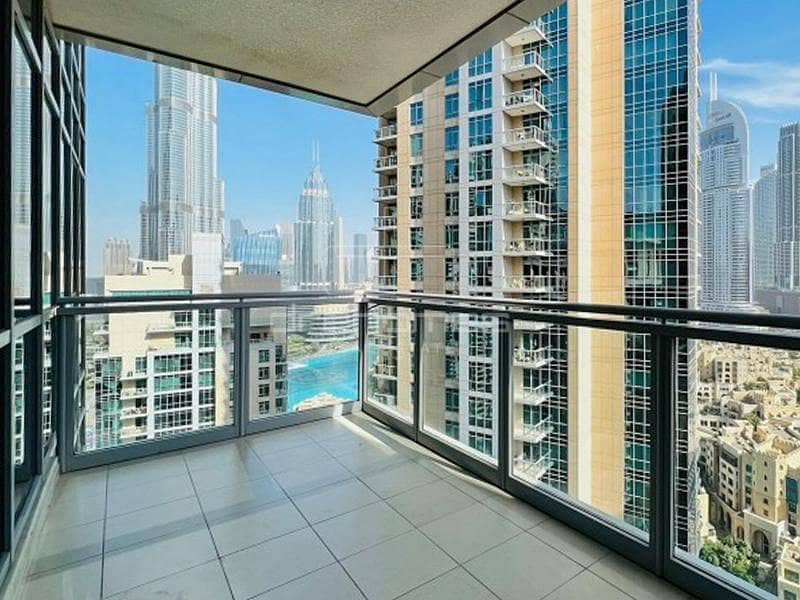 Complete Burj Khalifa view | Spacious Balcony | High Floor